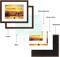 Picture Frame with Mat for 8.5 x 11, 8 1/2x11 Gallery Photo Frame - Wall Mounting, High Definition Glass, Display Picture Certificates Documents (Brown, 1 Pack)